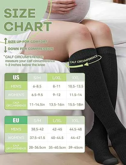 جوارب ضغط متدرجة ,graduated compression socks