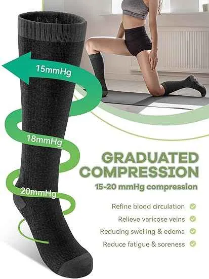 جوارب ضغط متدرجة ,graduated compression socks