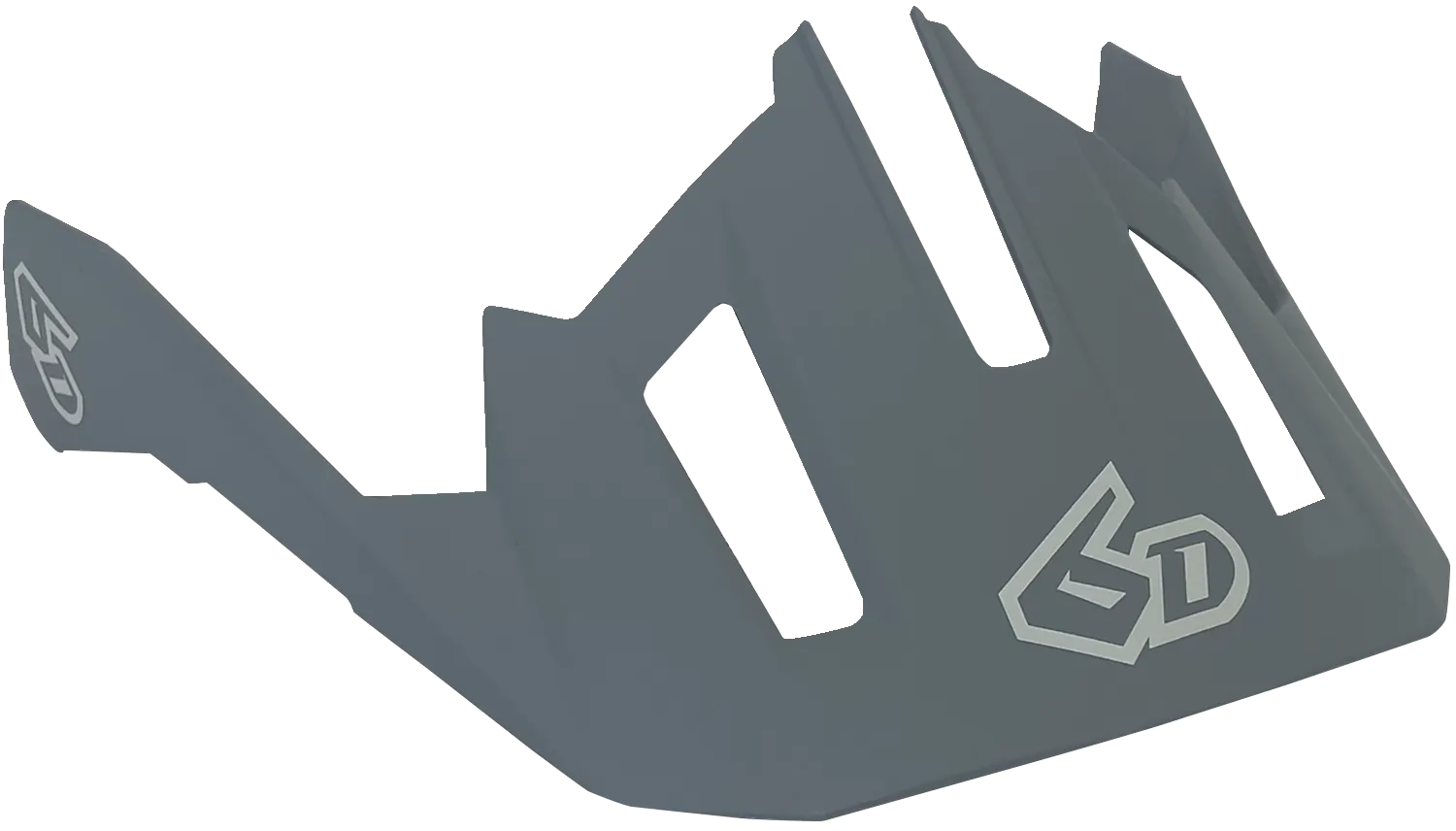 6D ATB-2T Visor - Ascent - Gray - XS/S 77-0122