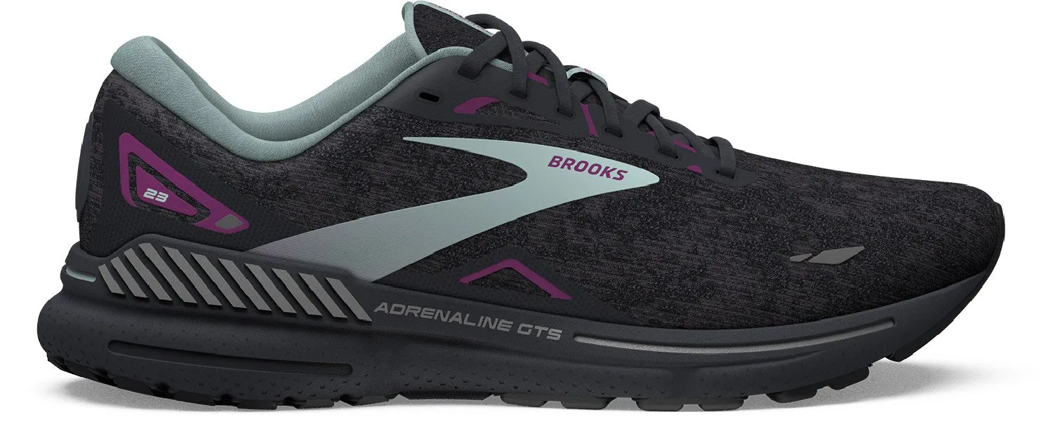 Adrenaline GTS 23 Road Running Shoe - Women's Brooks, Black
