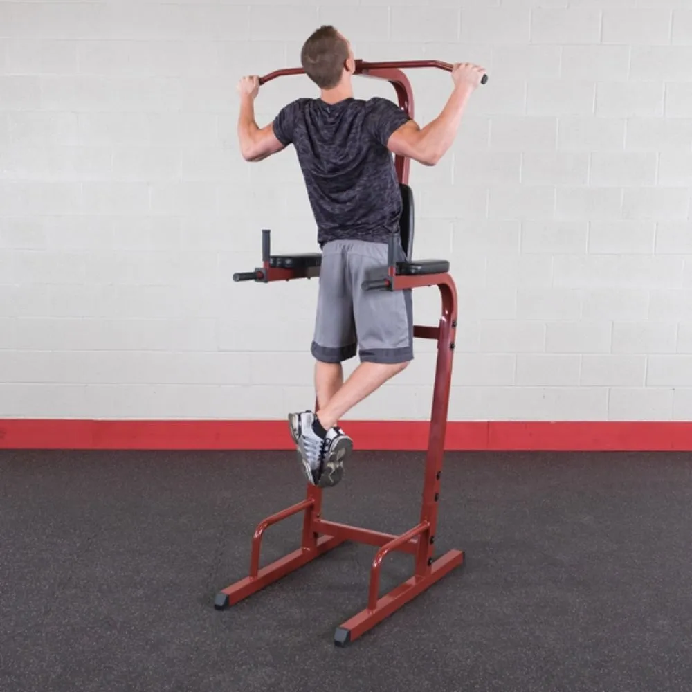 Best Fitness Vertical Knee Raise Dip Pull Up Station BFVK10