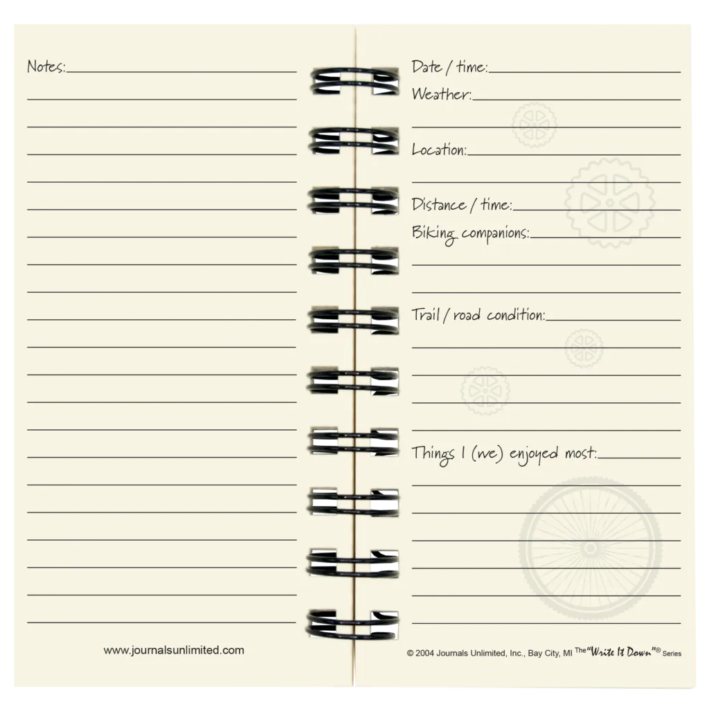 Biking - A Cycling Mini Journal