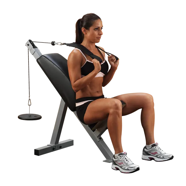 Body-Solid - Powerline Ab Crunch, Tricep Bench
