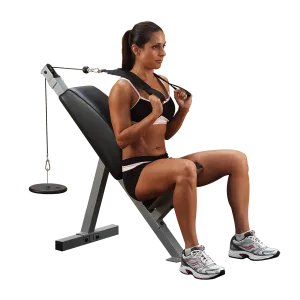Body-Solid - Powerline Ab Crunch, Tricep Bench