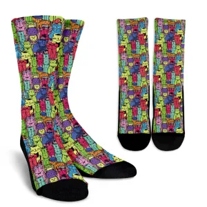 Cartoon Cat Socks
