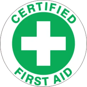 CERTIFIED FIRST AID GREEN