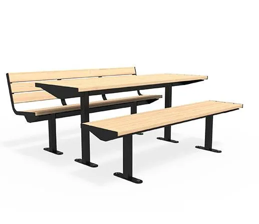 Citi Elements Powder Coated and Softwood Timber Bench