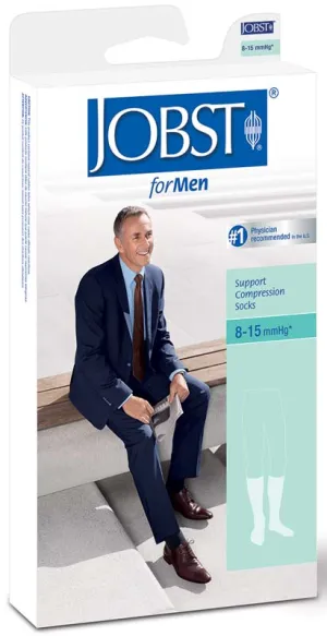 Classic Supportwear Men's Knee-High Mild Compression Socks X-Large, White