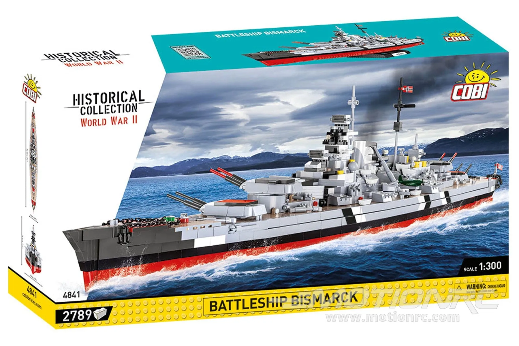 COBI Bismarck Battleship 1:300 Scale Building Block Set