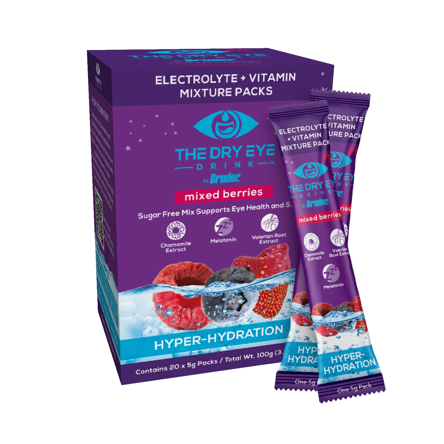 Dry Eye Drink PM - Mixed Berry Flavor (Case of 12)