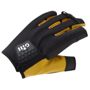 Gill Black Pro Gloves - Short Finger