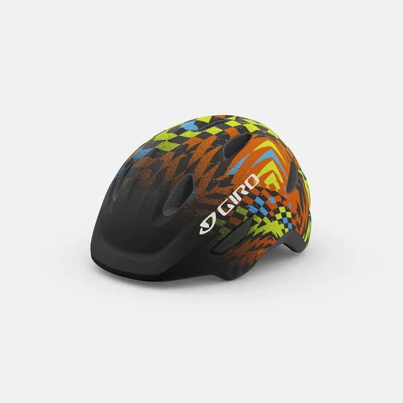 Giro Scamp MIPS Youth Matte Black Check Fade Small