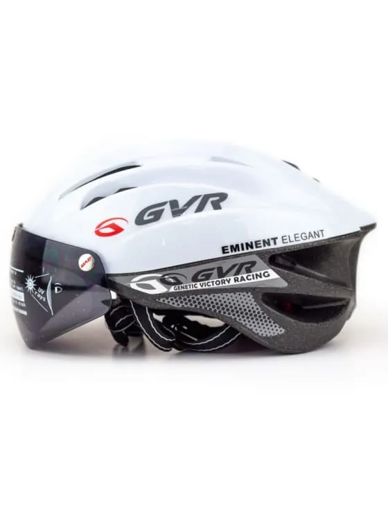 GVR 203V Solid Adult Helmet - White