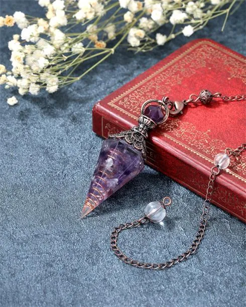 Healing Crystal Pendulums for Dowsing Divination | Jovivi