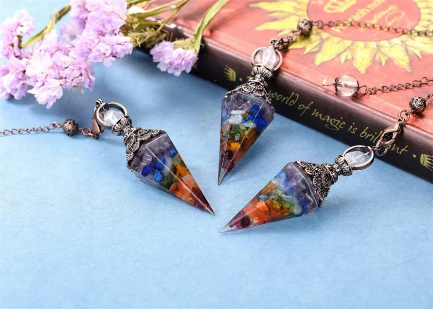 Healing Crystal Pendulums for Dowsing Divination | Jovivi