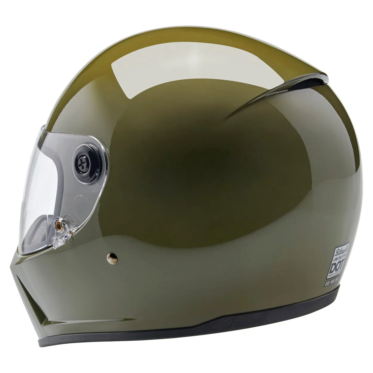 Lane Splitter ECE R22.06 Helmet - Gloss Olive Green