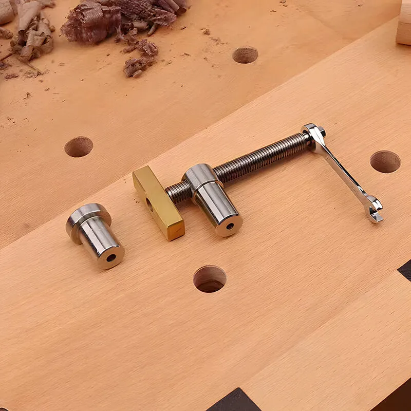 Levoite™ Adjustable Workbench Bench Dog Screw Clamp Workbench Stop