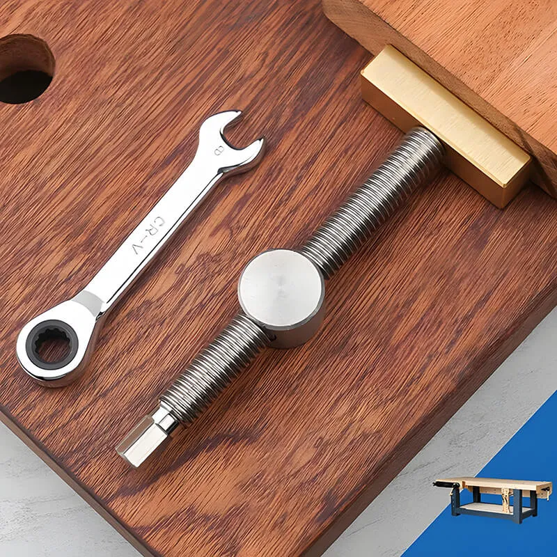 Levoite™ Adjustable Workbench Bench Dog Screw Clamp Workbench Stop