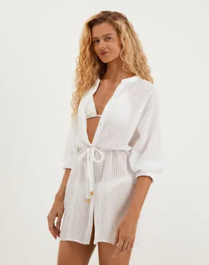 Lilou Short Cover Up - Off White