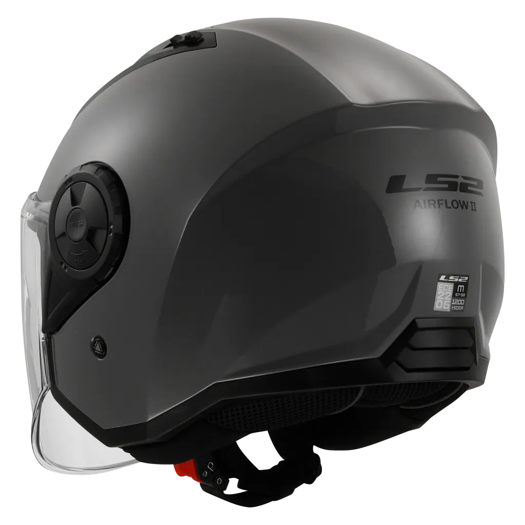 Ls2 Of616 Airflow Open Face Helmets Nardo Grey-06