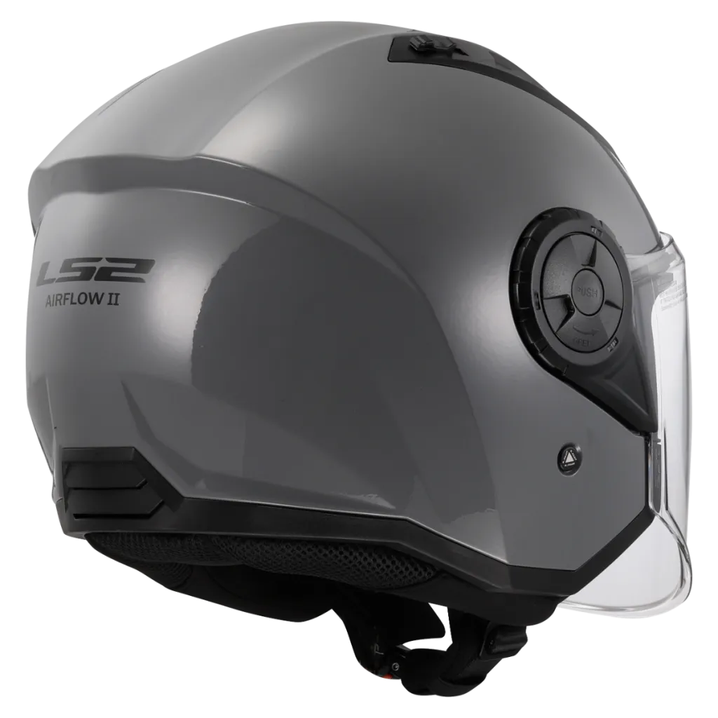 Ls2 Of616 Airflow Open Face Helmets Nardo Grey-06