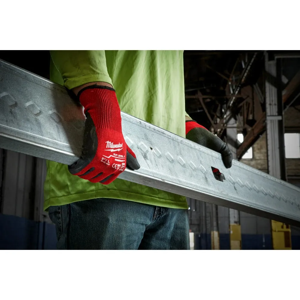 Milwaukee 48-22-8931B 12PK Cut 3 Dipped Gloves – M [A3]