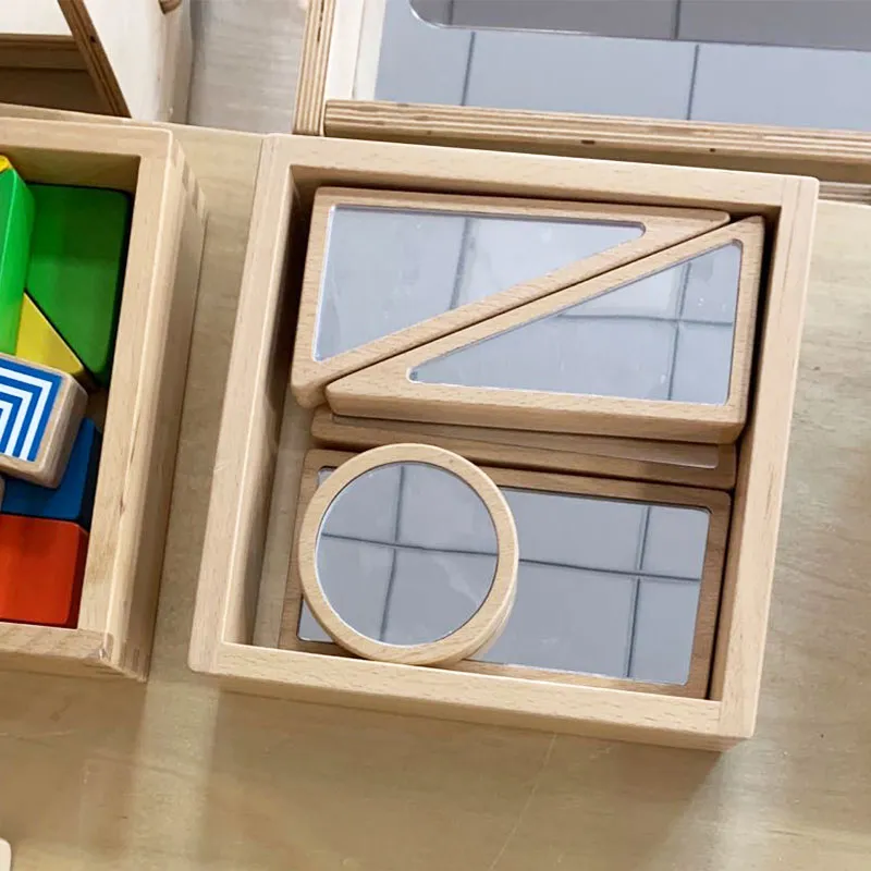 Mirror Block and Dry Erase Block Set 6-piece
