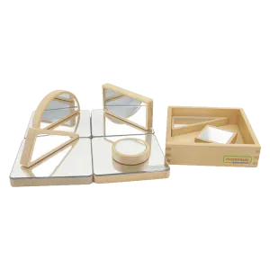 Mirror Block and Dry Erase Block Set 6-piece