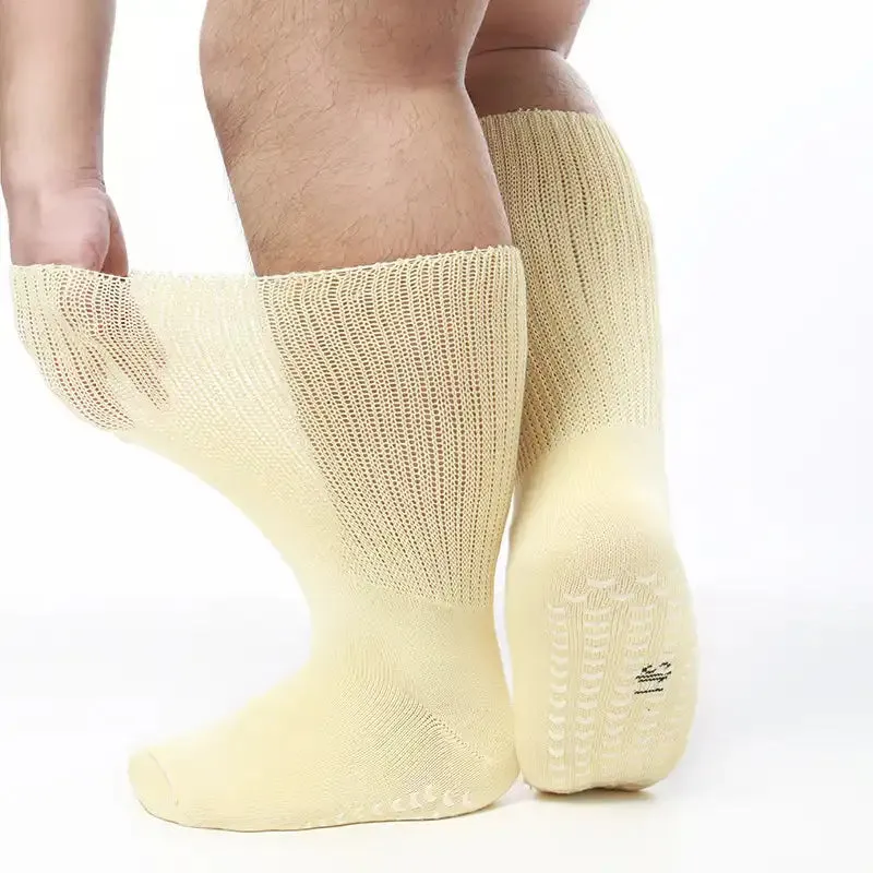 Plus Size Loose Socks Anti-Slip Diabetic Socks(2 Pairs)
