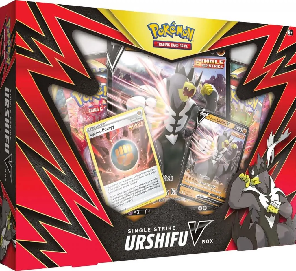 Pokemon Tcg Single Strike Urshifu V Box