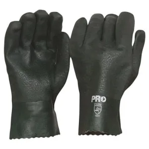 Pro Choice Green Pvc Double Dipped Gloves Length 27cm X12 - PVC27DD