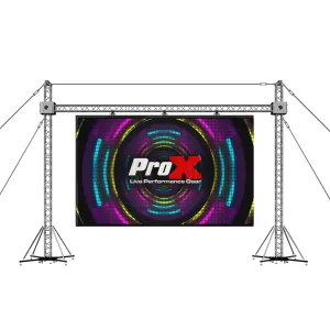 ProX XTP-GS3023 LED Screen Display Panel Video Fly Wall Truss Ground Support System 30'W x 23'H Outdoor w/ Hoist