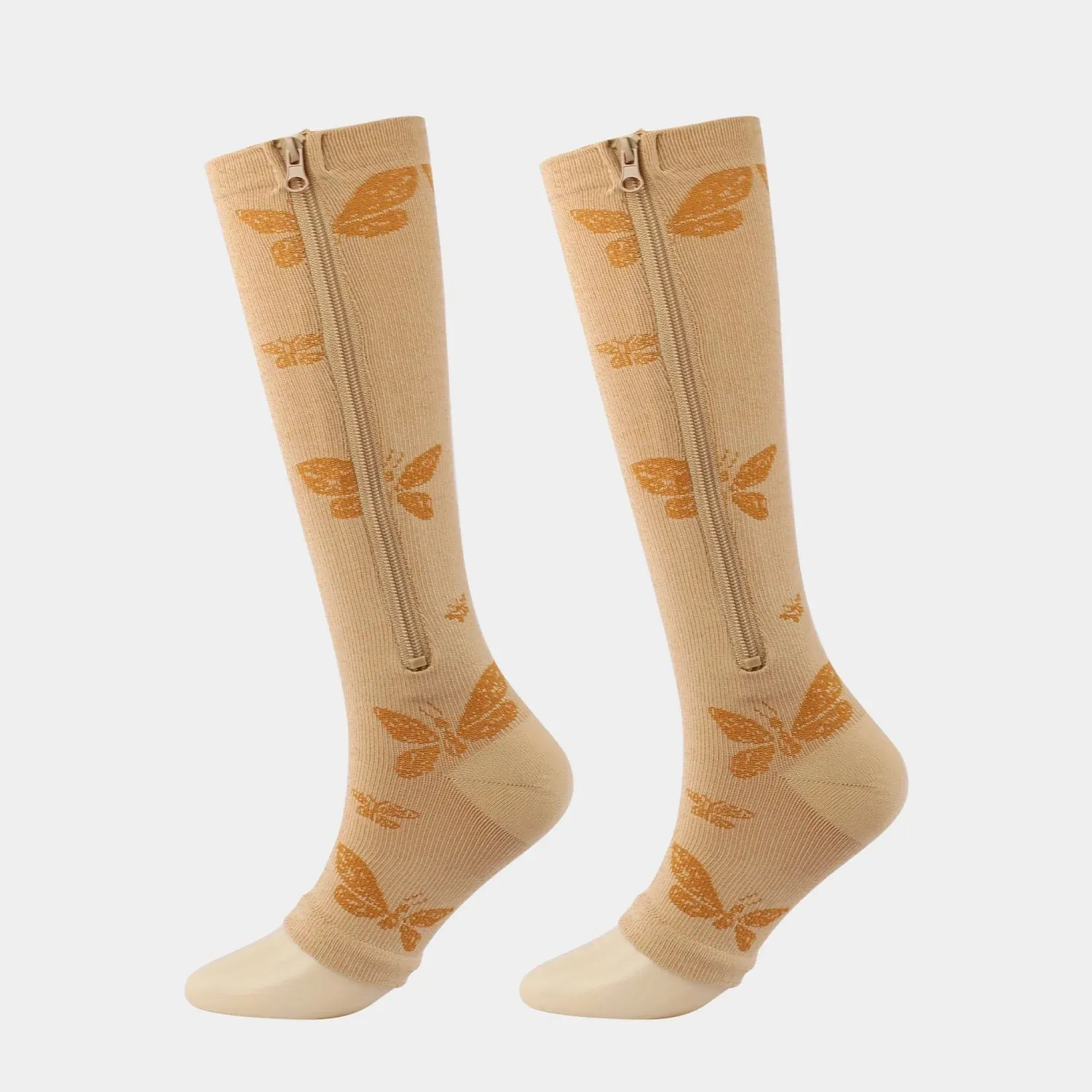 ROYALUCK Copper Zipper Compression Socks Medical Compression Socks For Women&Men