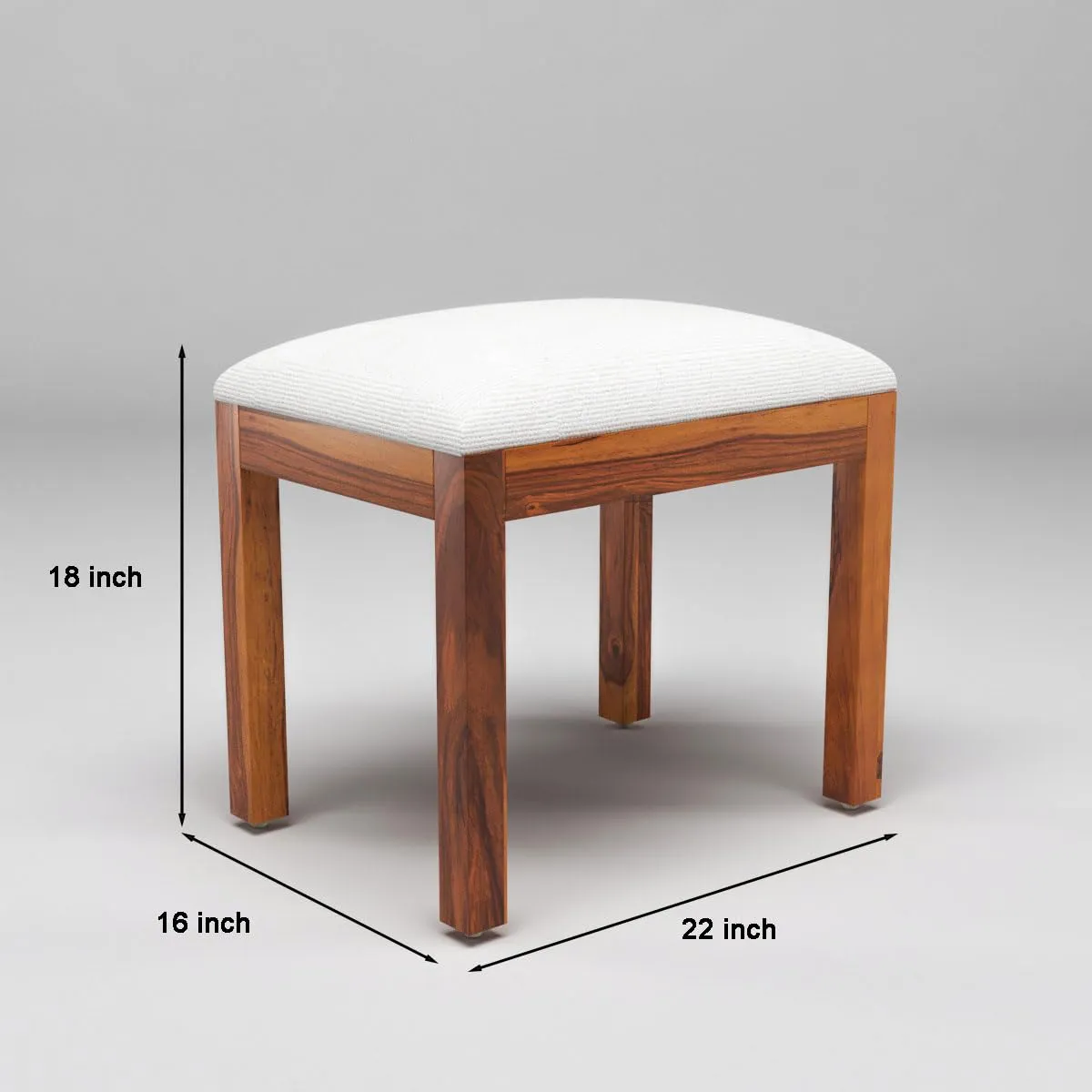 SHREE NATH JI CRAFT HOUSE Sheesham Wood 4 Seater Dining Table with 2 Cushion Chair and 2 Cushion Bench for Living Room Dining Room Furniture Set (Honey Finish)