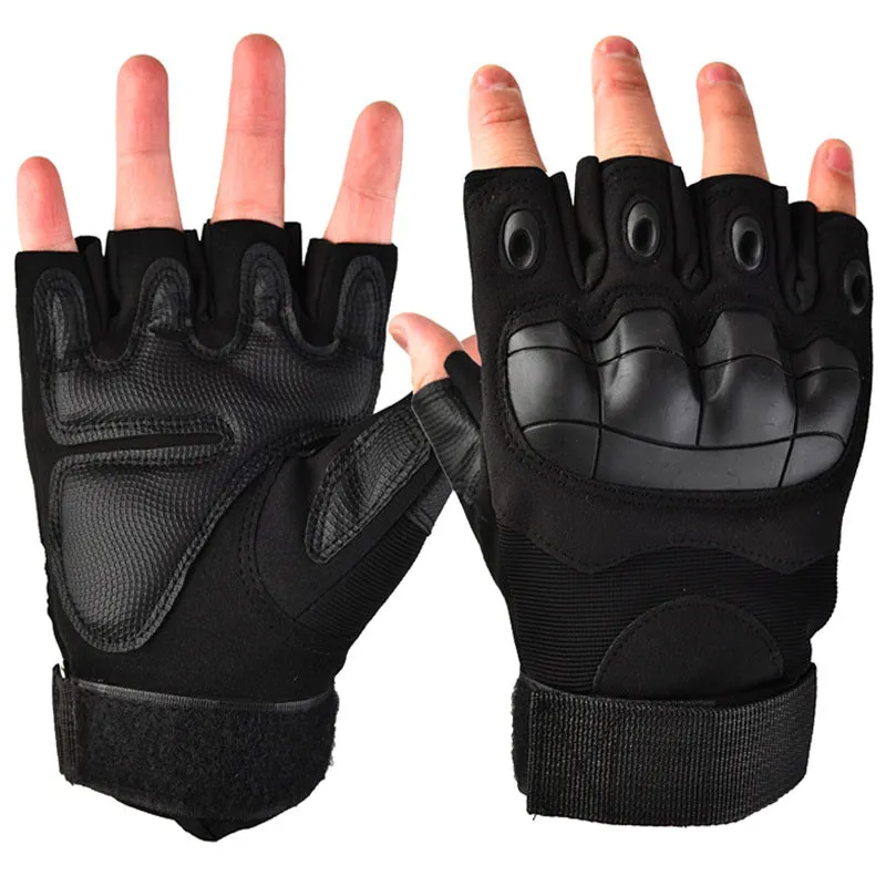 Summer combat fighting tactics special half-finger gloves for men outdoor mountain climbing non-slip soft shell long-finger foreign trade cross-border gloves