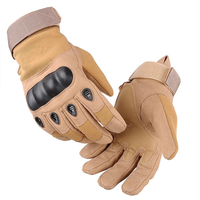 Summer combat fighting tactics special half-finger gloves for men outdoor mountain climbing non-slip soft shell long-finger foreign trade cross-border gloves