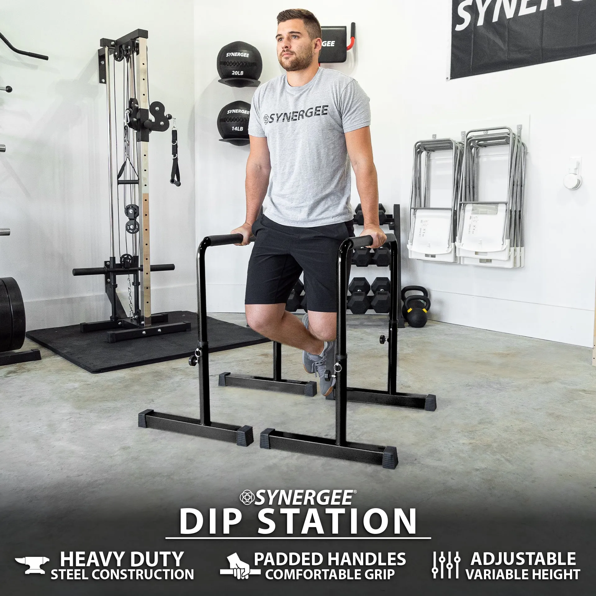Synergee Adjustable Dip Station