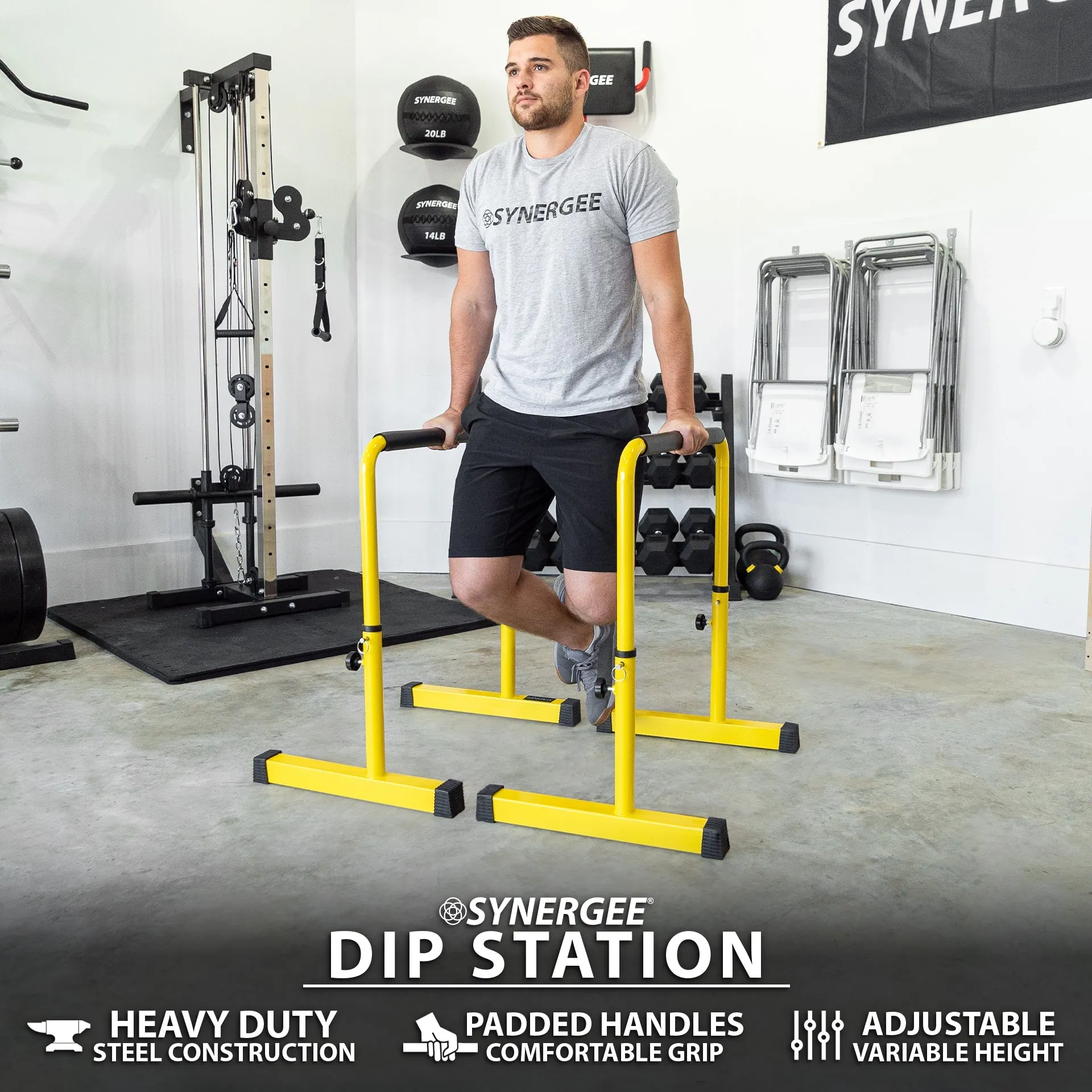 Synergee Adjustable Dip Station