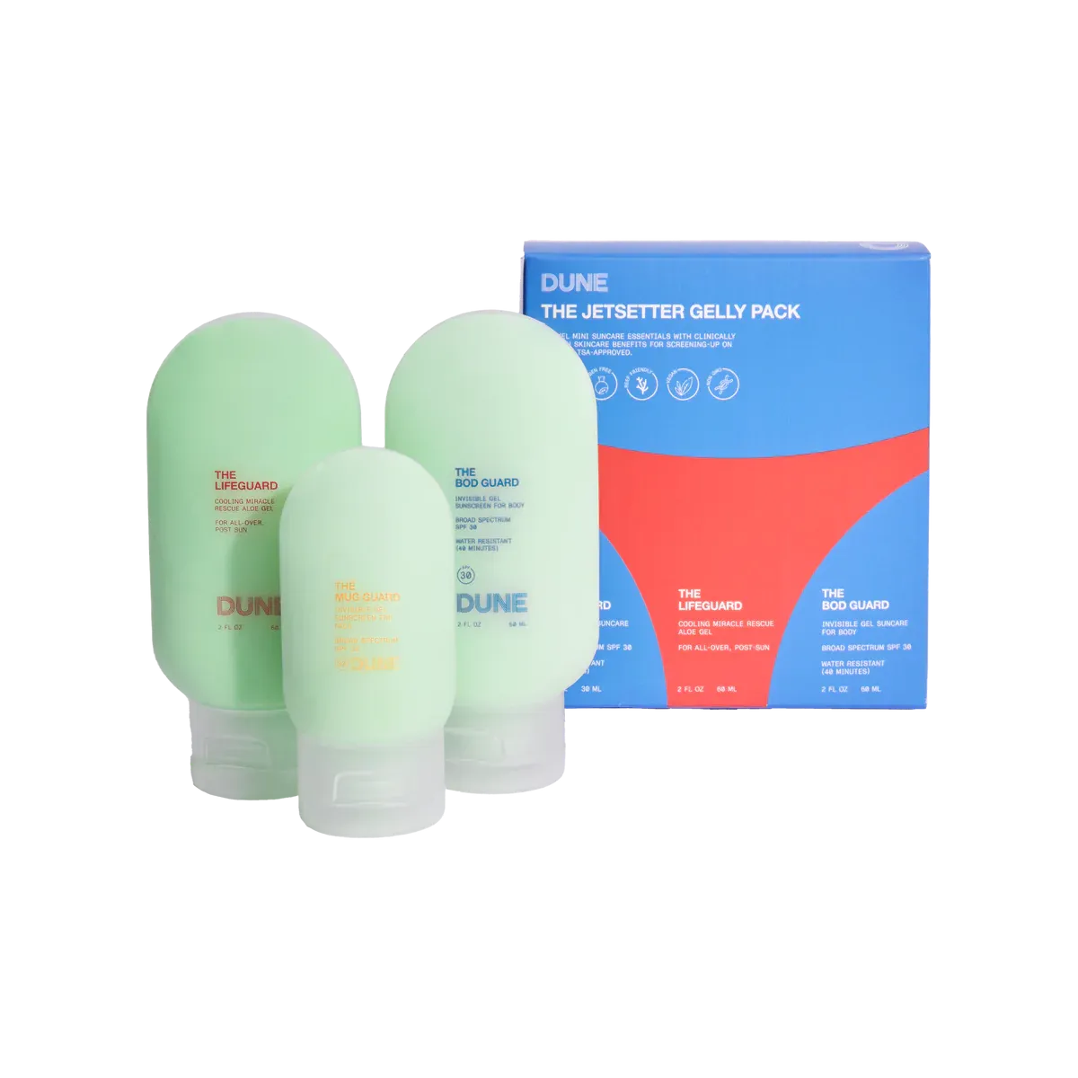 The Jetsetter Gelly Pack - Dune Suncare