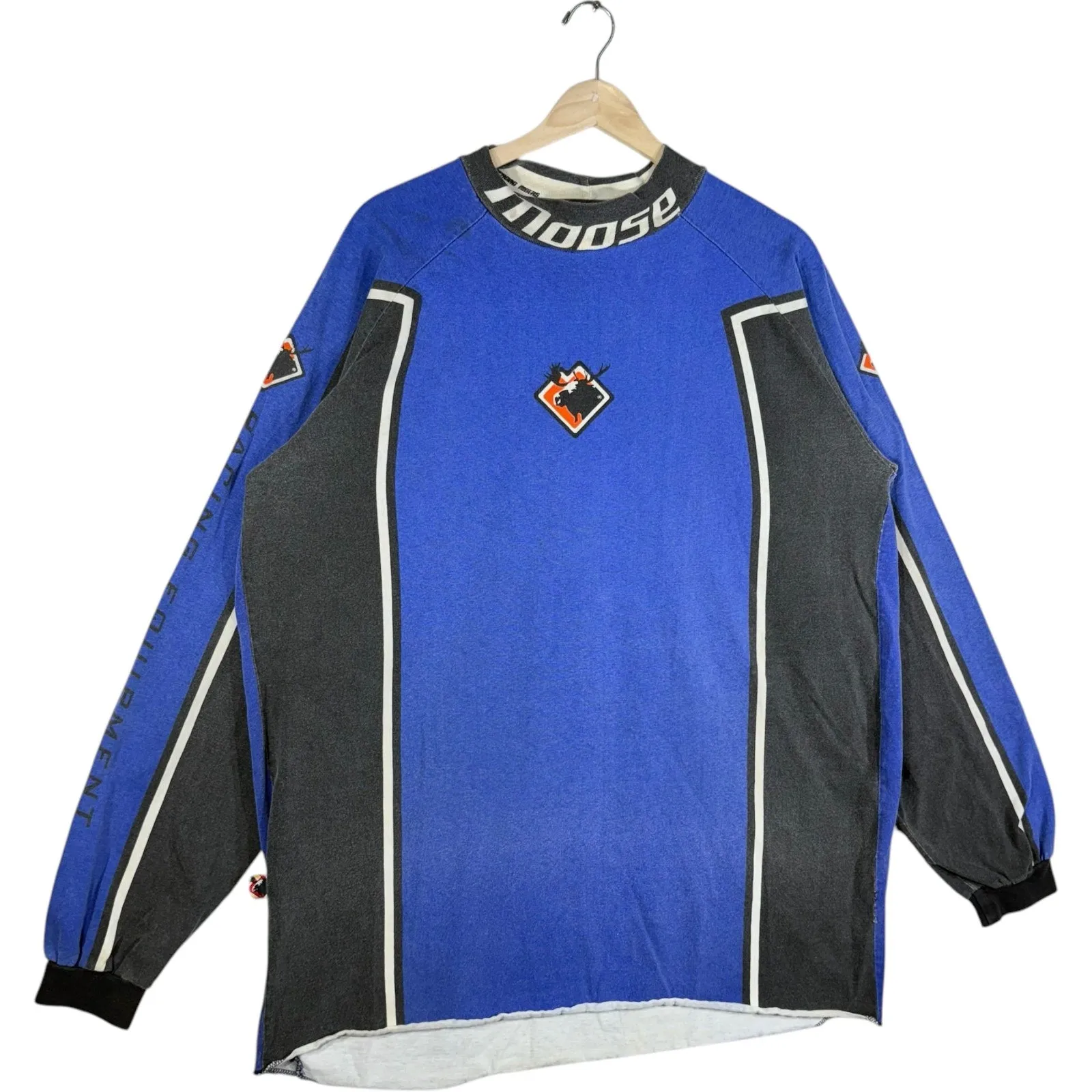 Vintage Moose Biking Motocross Long Sleeve